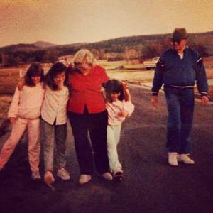 Singing "Hey, Hey, We're the Monkees" something like 25 years ago. Precious memory.